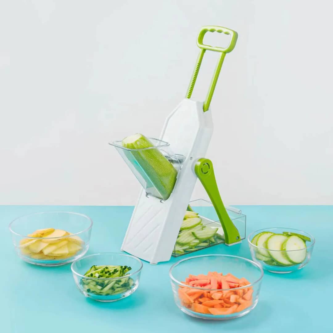 MultiChef Slicer 5 en 1 – L'ustensile indispensable pour une cuisine rapide et créative