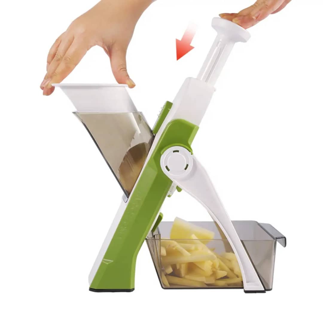 MultiChef Slicer 5 en 1 – L'ustensile indispensable pour une cuisine rapide et créative